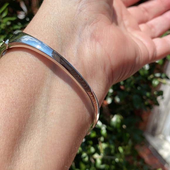 Ethiopian Welo Opal bangle bracelet, 7.25 inches, 25.6 g 925. - Picture 3 of 13